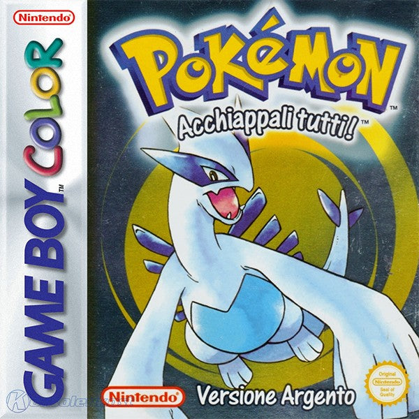 GameBoy Color - Pokemon Silberne Edition / Versione Argento (mit neuer Batterie) (ITA Version) (Modul) (gebraucht)