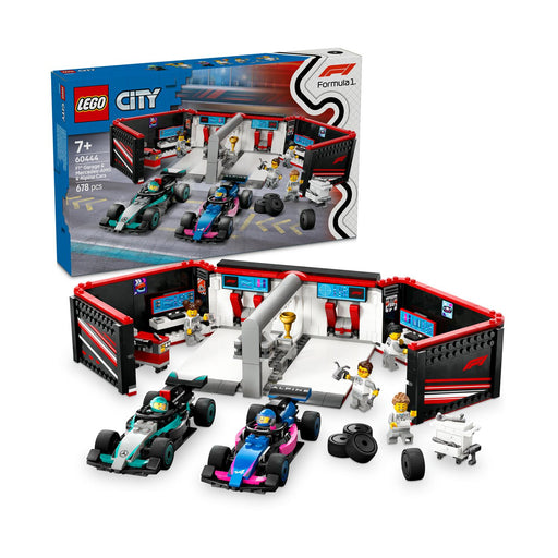 LEGO® City_ F1® Garage &amp; Mercedes-AMG &amp; Alpine Cars (60444)-0