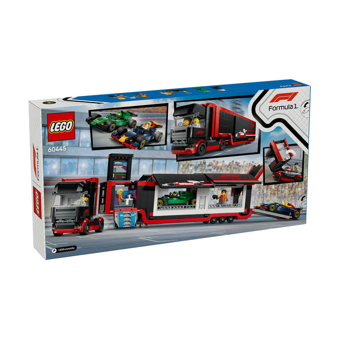 LEGO® City_ F1® Truck with RB20 &amp; AMR24 F1® Cars (60445)-2