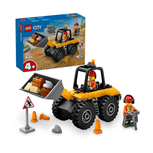 LEGO® City_ Yellow Construction Wheel Loader (60450)-0