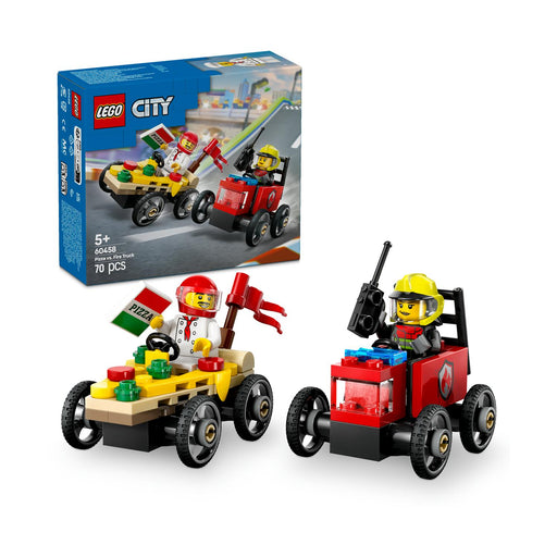 LEGO® City_ Pizza vs. Fire Truck Race Car Pack (60458)-0