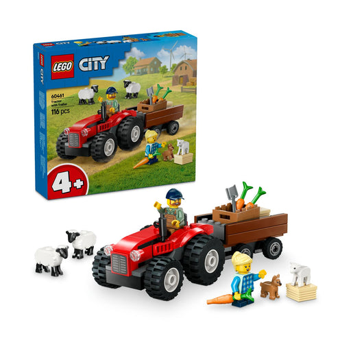 LEGO® City_ Red Farm Tractor with Trailer &amp; Sheep (60461)-0