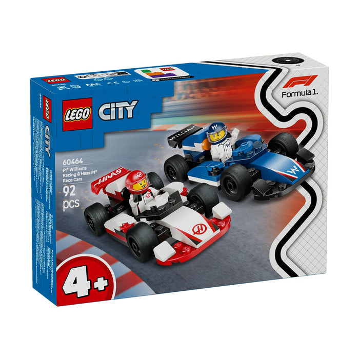 LEGO® City_ F1® Williams Racing &amp; Haas F1® Race Cars (60464)-1