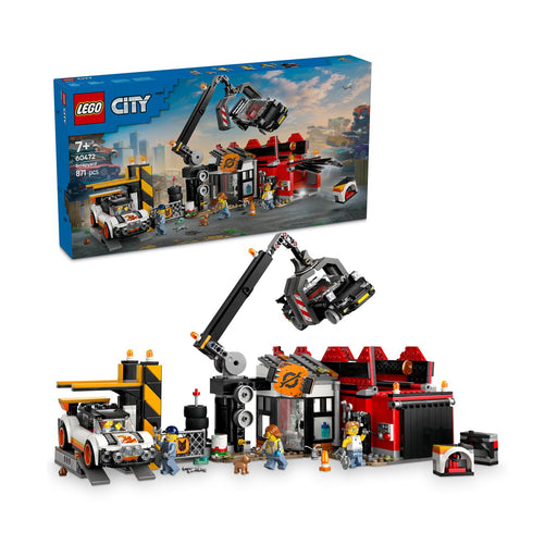 LEGO® City_ Scrapyard with Cars (60472)-0