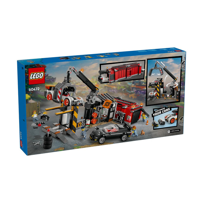 LEGO® City_ Scrapyard with Cars (60472)-2