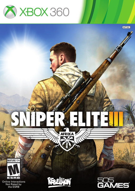 Sniper Elite III cover Xbox 360