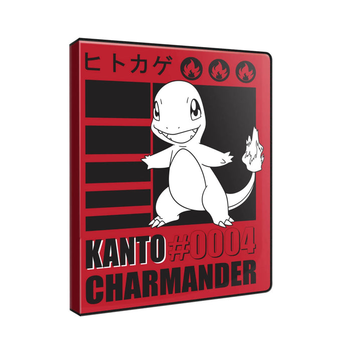 Raccoglitore Ufficiale Pokémon TCG Charmander 9 Tasche per Protezione Collezione Carte