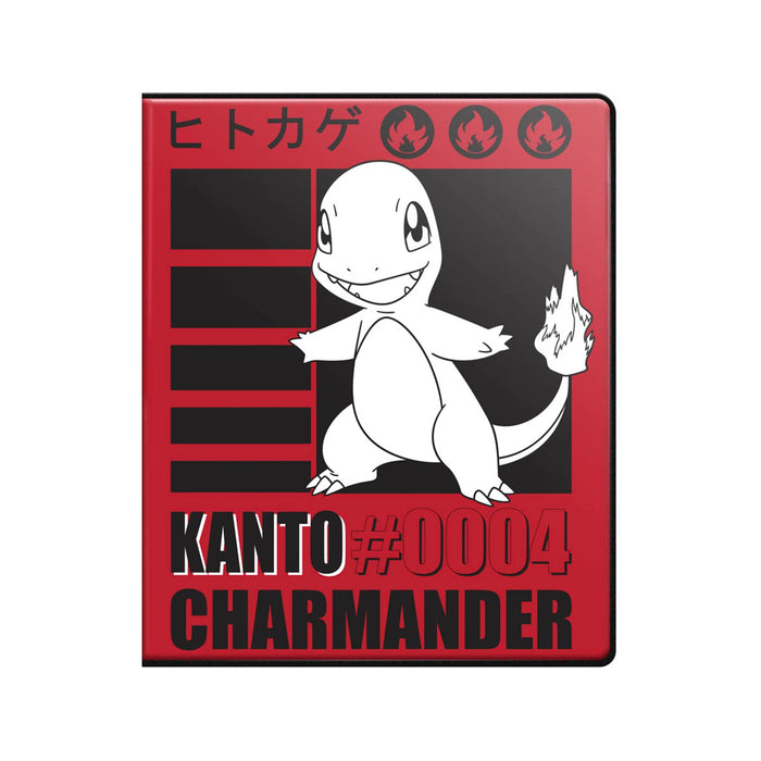 Raccoglitore Ufficiale Pokémon TCG Charmander 9 Tasche per Protezione Collezione Carte