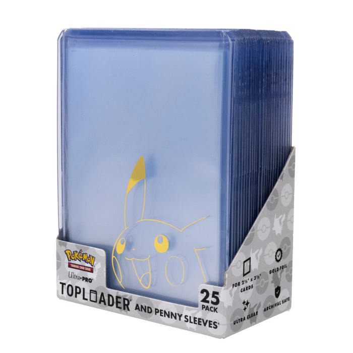 Pokémon - Pikachu Toploader & Penny Sleeves Bundle (25) 35pt