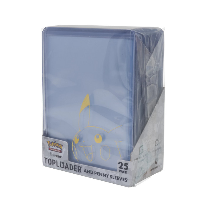 Pokémon - Pikachu Toploader & Penny Sleeves Bundle (25) 35pt