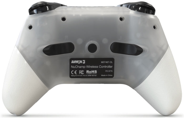 NuChamp Light Up LED Wireless Controller - clear - Switch