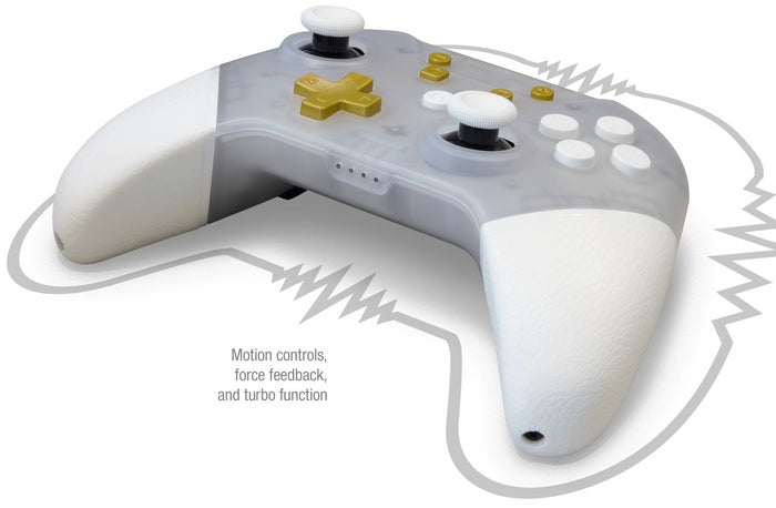 NuChamp Light Up LED Wireless Controller - clear - Switch