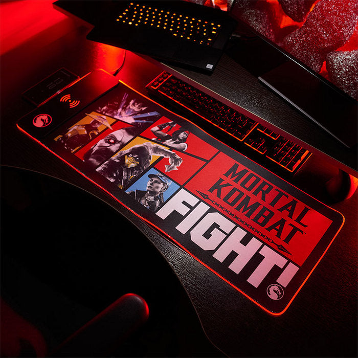 Mortal Kombat: Mauspad XXL + Handy-Ladegerät