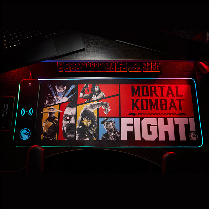 Mortal Kombat: Mauspad XXL + Handy-Ladegerät