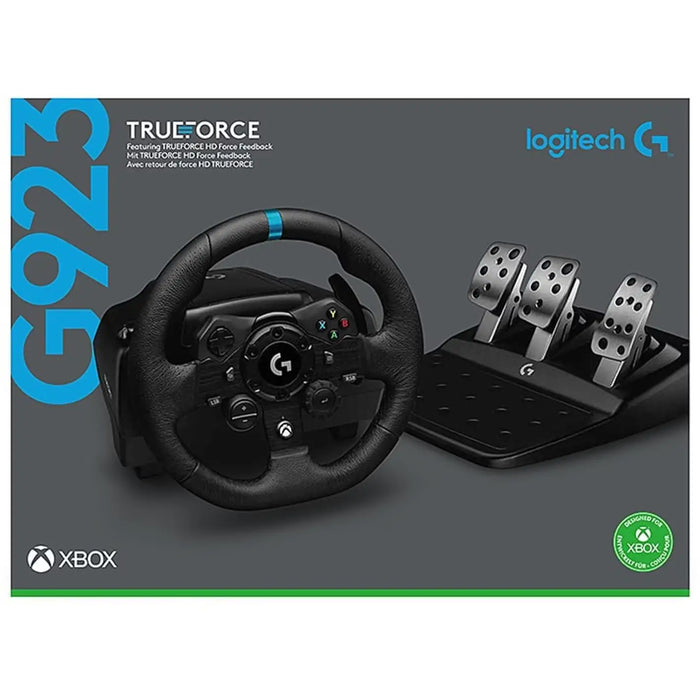 Logitech G G923 Nero USB 2.0 Sterzo + Pedali (USATO) - Xbox/PC (RESTART)