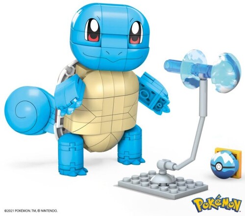 MEGA Brands - Pokemon Build &amp; Show Squirtle, 199-teiliges Bauspielzeugset 