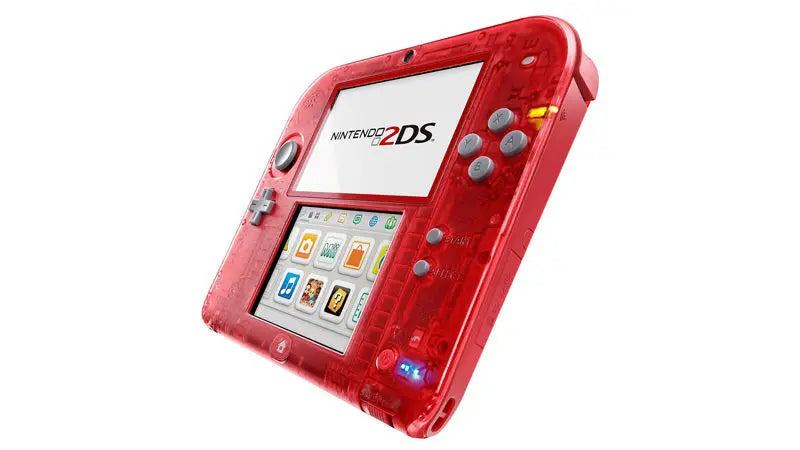 Nintendo 2ds Omega Rubin Edition Transparent/Red (USATO) (NO SCATOLA) - Nintendo 2DS (RESTART)