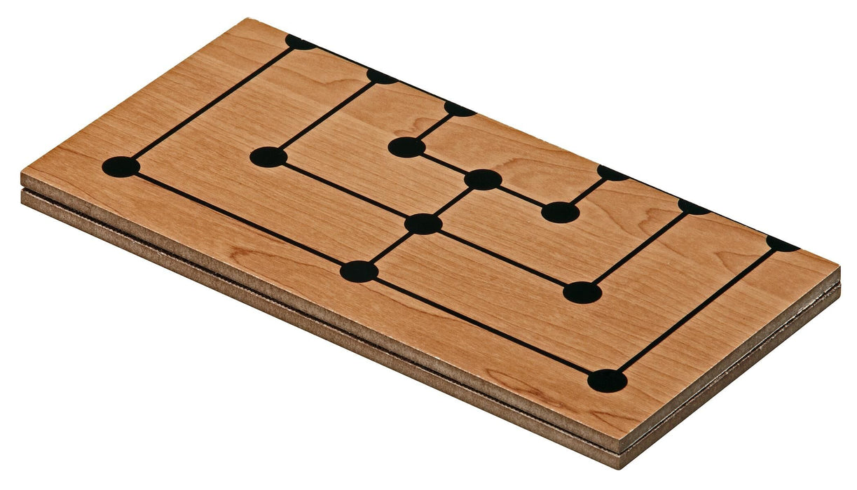 Mühle Classico: Gioco da Tavolo Strategico Pieghevole in Legno per 2 Giocatori