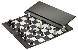Scacchi da Viaggio Magnetici - Gioco di Strategia Portatile Compatto per 2