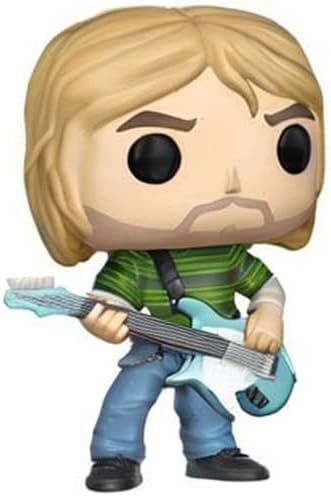 Funko Pop! Rocks Kurt Cobain 'Teen Spirit' Statuetta Vinile Dettagliata da Collezione
