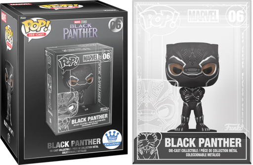 Funko Pop! Black Panther Diecast Metal 2018 Figura Collezionabile