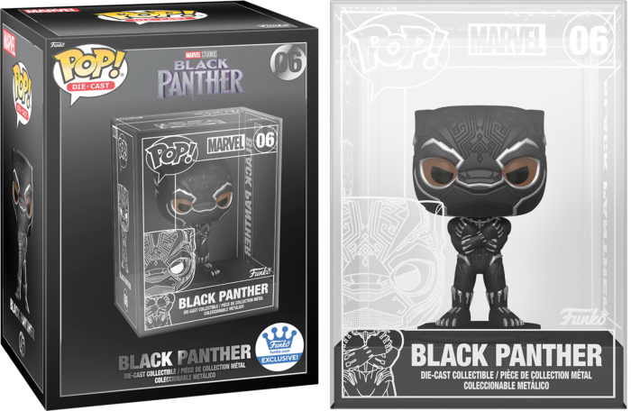 Funko Pop! Black Panther Diecast Metal 2018 Figura Collezionabile