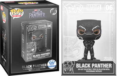 Funko Pop! Black Panther Diecast Metal 2018 Figura Collezionabile