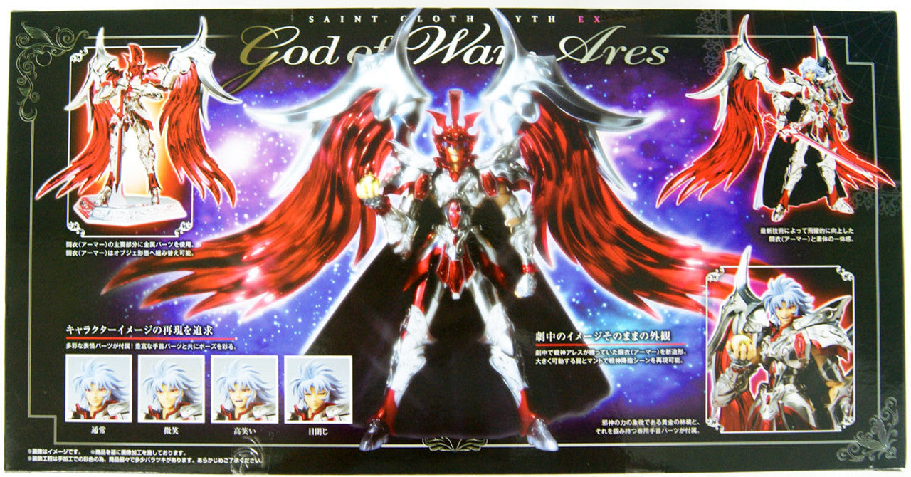 Bandai Saint Seiya Myth Cloth EX Ares: Figura d'Azione Dio della Guerra Dettagliata