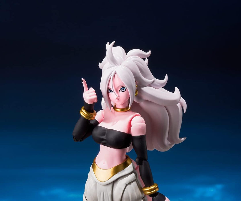 Action Figure Bandai S.H. Figuarts Android 21 Dragon Ball FighterZ Dettagliata