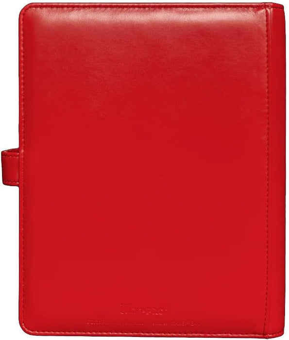 Ultra Pro | Pokemon Premium 4-Pocket Snap Binder - Red | Trading Card Accessory