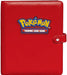 Ultra Pro | Pokemon Premium 4-Pocket Snap Binder - Red | Trading Card Accessory