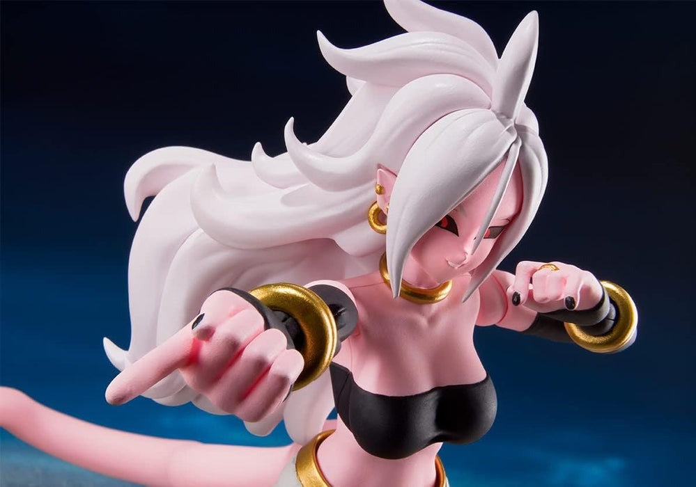 Action Figure Bandai S.H. Figuarts Android 21 Dragon Ball FighterZ Dettagliata