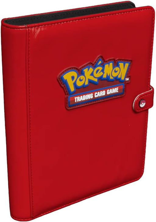 Ultra Pro | Pokemon Premium 4-Pocket Snap Binder - Red | Trading Card Accessory