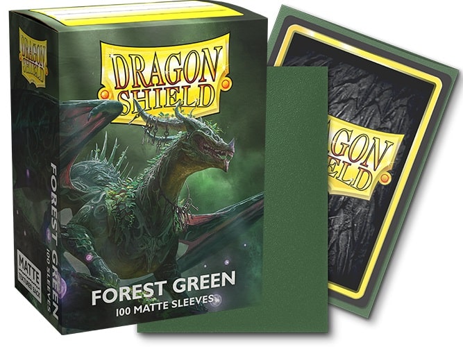 DRAGON SHIELD Bustine Standard  Forest Green 100pz