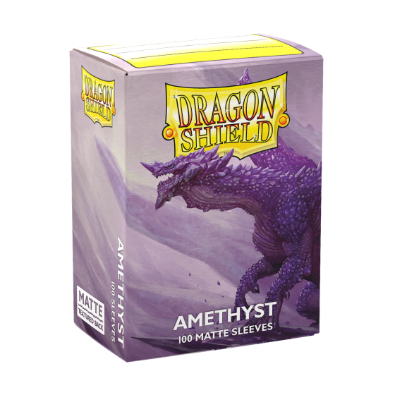 AT-11060 - 100 STANDARD SIZE MATTE DUAL SLEEVES - AMETHYST