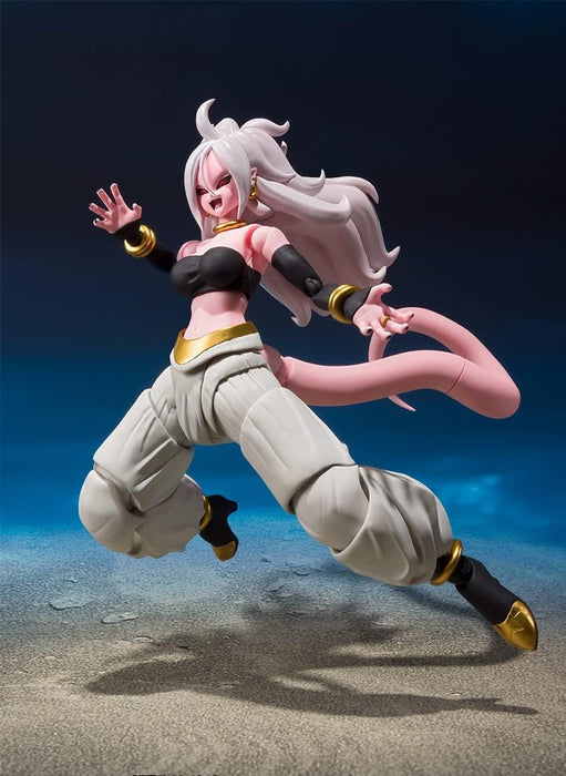 Action Figure Bandai S.H. Figuarts Android 21 Dragon Ball FighterZ Dettagliata