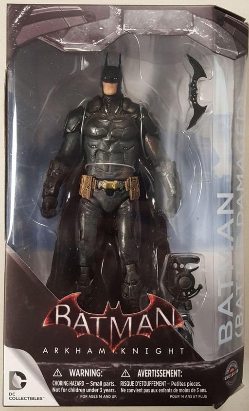 Action Figure Batman Arkham Knight Danneggiato Battaglia Dettagliato Premium da Collezione