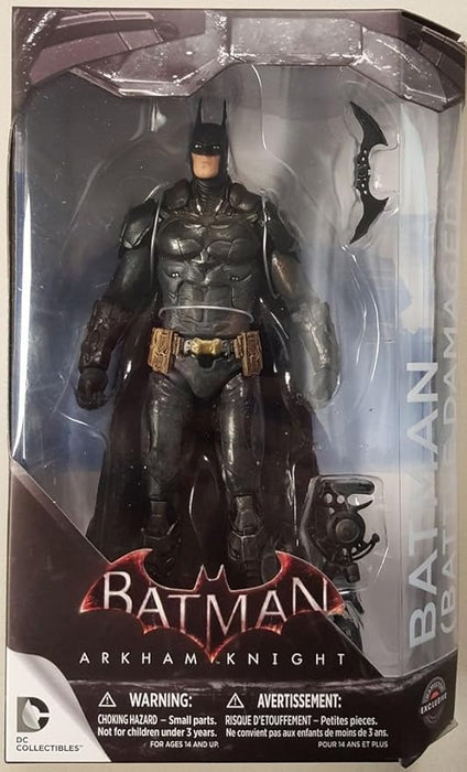Action Figure Batman Arkham Knight Danneggiato Battaglia Dettagliato Premium da Collezione