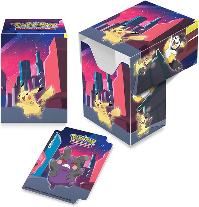 Deck Box Pokémon Ultra Pro Shimmering Skyline 82 Carte Resistente Graffi