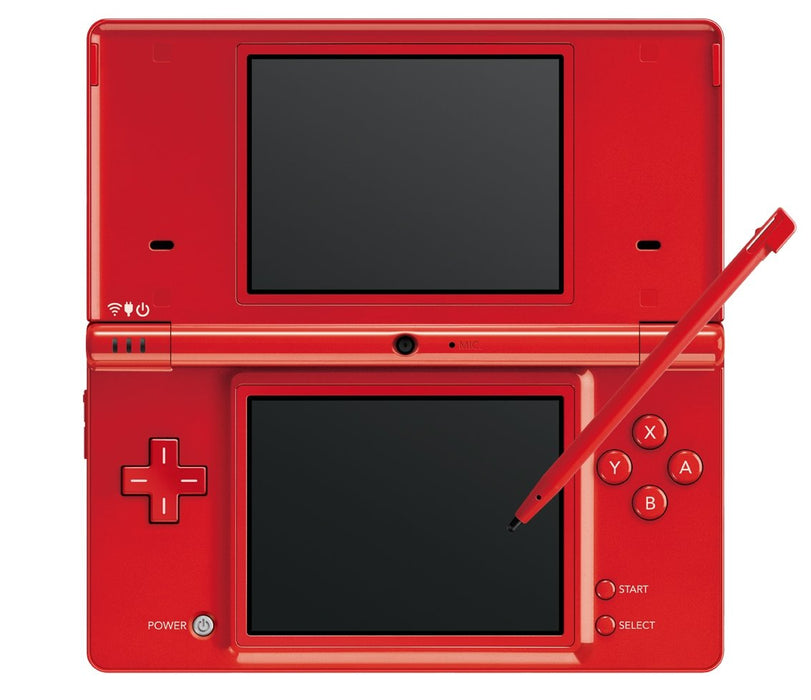 Nintendo DSI -Konsole (verwendet) - rote Farbe + Stromversorgung (Neustart)