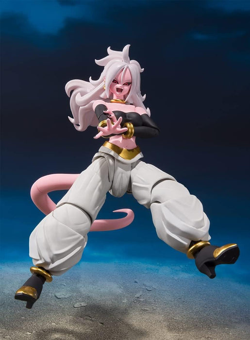 Action Figure Bandai S.H. Figuarts Android 21 Dragon Ball FighterZ Dettagliata