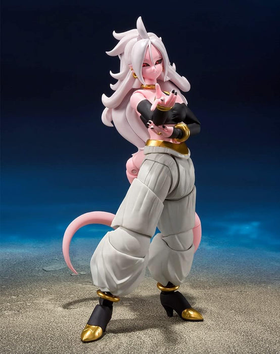 Action Figure Bandai S.H. Figuarts Android 21 Dragon Ball FighterZ Dettagliata