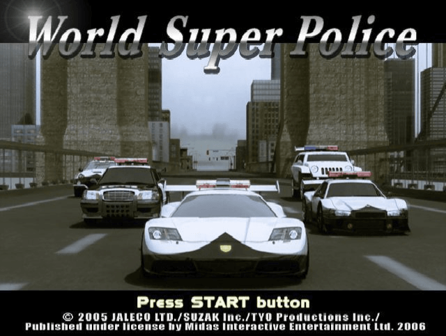 World Super Police (USATO) - PS2 (RESTART)