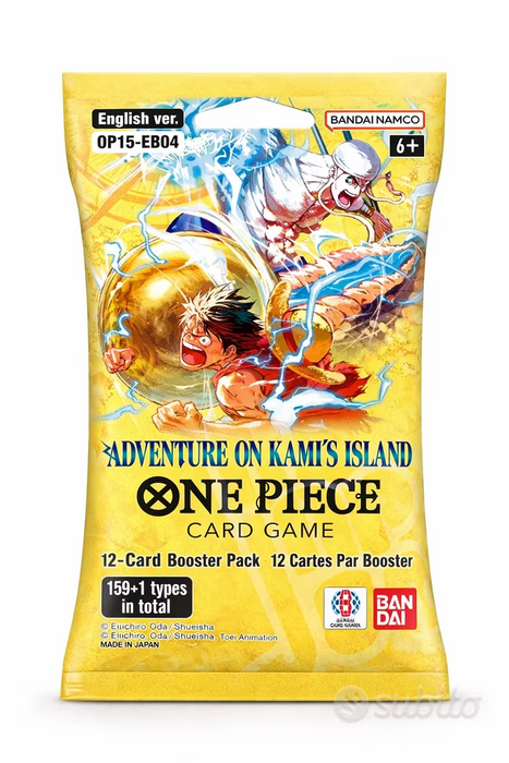 One Piece Card Game - Adventure on Kami's Island OP-15 EB-04 - Bustina da 12 Carte (ENG)