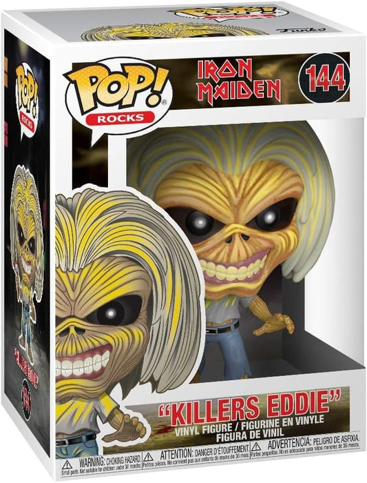 Funko Pop! Rocks: Iron Maiden Killers Skeleton Eddie, Figura Vinile da Collezione Ufficiale
