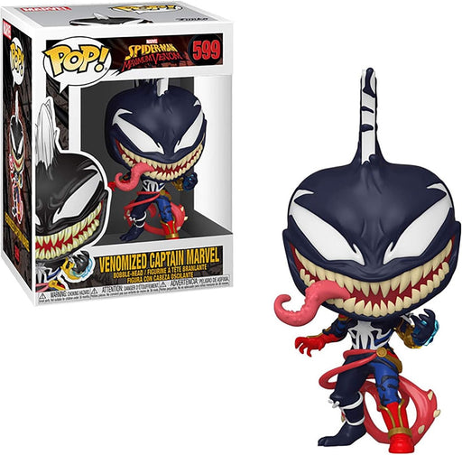 Funko Pop Marvel Venomized Captain Marvel: Statuetta in Vinile da Collezione, Dettagliata, per Fan