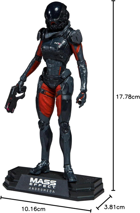 Mass Effect Andromeda Sara Ryder Action Figure 17,8cm McFarlane Dettagliata Collezionabile