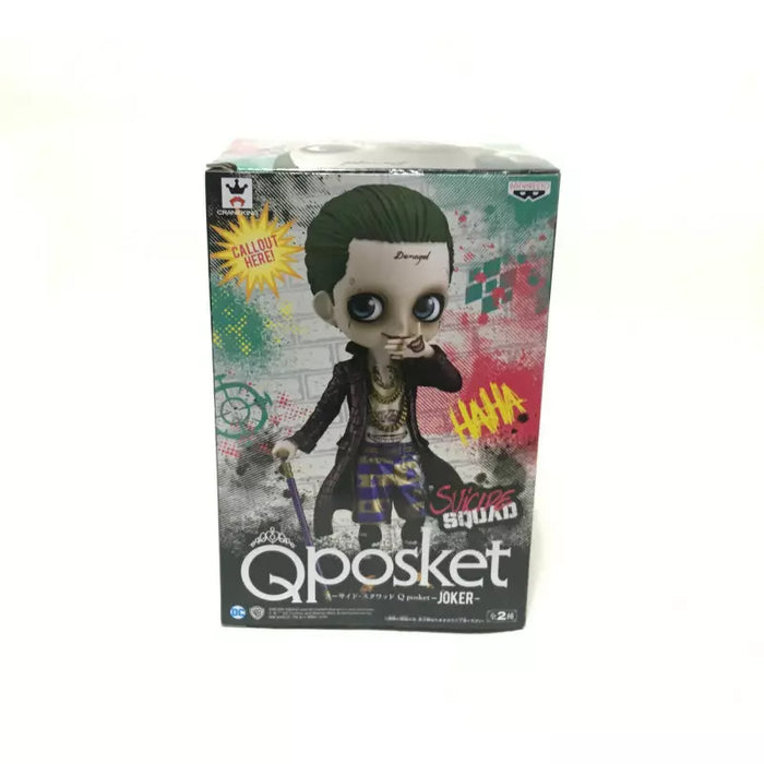 Suicide Squad Q posket Characters Joker Style A Normal Color PVC Statue 14cm