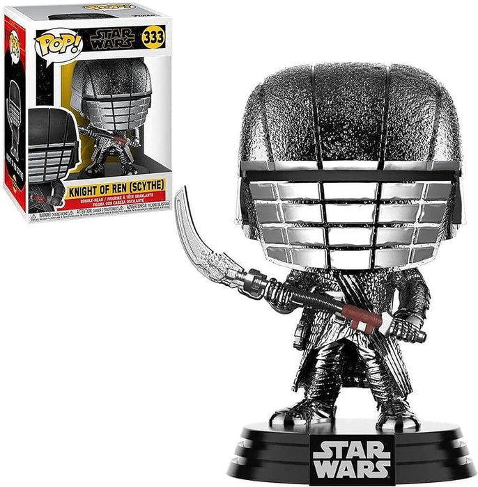 Funko Pop! Star Wars: Cavaliere di Ren Falce Cromata Ematite da Collezione