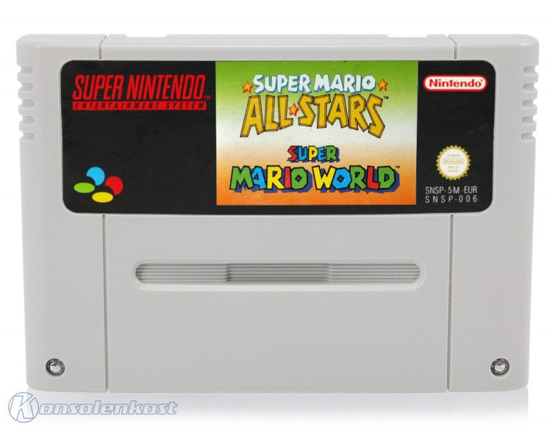 SNES - Super Mario All-Stars + Super Mario World (Modul) (gebraucht)